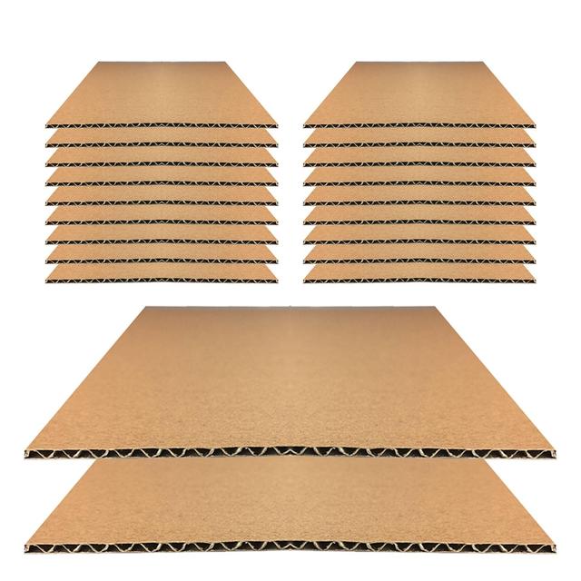 Corrugated Cardboard Sheets 105cm×55cm Extra Thick Cardboards Brown  Corrugated for Cat House Model Mailing Packaging Crafts Arts - AliExpress